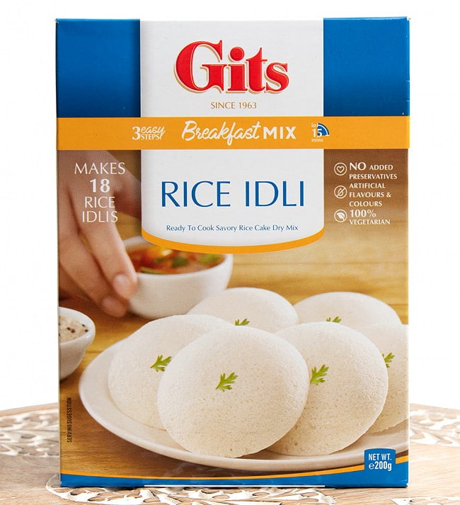 インドの軽食 ライス イドリーの素 - RICE IDLI Mix 【Gits】の写真1枚目です。Gits社のライスイドリーミックスです。Gits,インド料理,インド,インド軽食,料理の素,イドリー,イドゥリ,スイーツ