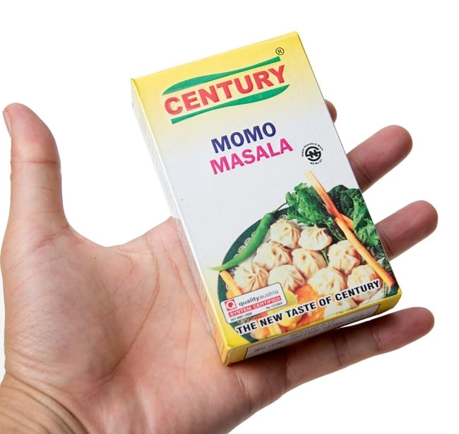 MOMO　MASALA モモ・マサラ 100g 2 - サイズ比較のために手に持ってみました