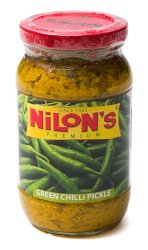 【賞味期限間近!!売り切りセール】インドのピクルス （アチャール） - グリーン チリ 【NILONs】の商品写真