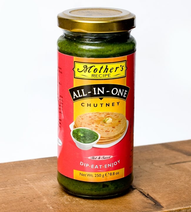 万能チャツネ - All in one Chutney 250g 【Mother】の写真インド料理,インド,チャツネ,ハラル,ピュアベジ,チャトニ