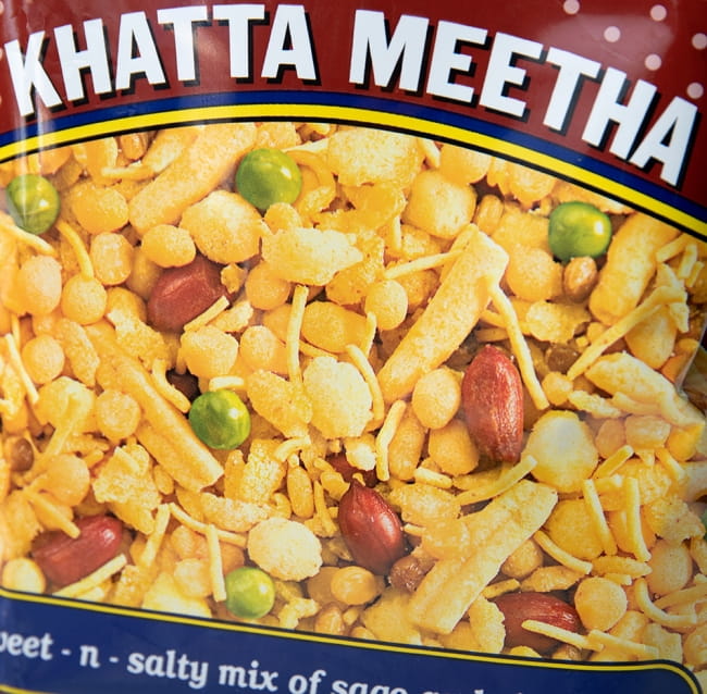 インドのお菓子 甘酸っぱいスナック - カッタミータ - KHATTA MEETHA  4 - 中には色々なスナックがMixされています