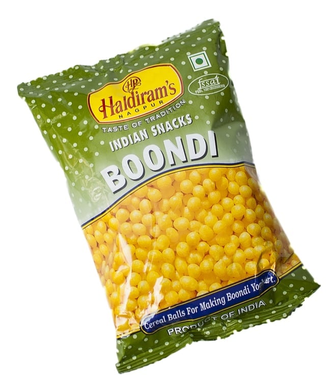 インドのお菓子 マサラ揚げ天 ブーンディ - BOONDIの写真インドのお菓子,ハルディラム,ナムキン,ナムキーン