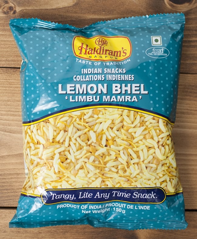 【Haldiram’s】レモンベル-Lemon Bhel-インドお菓子の写真1枚目です。パッケージインドのお菓子,ハルディラム,インドスナック,ベール,ナムキン,ナムキーン