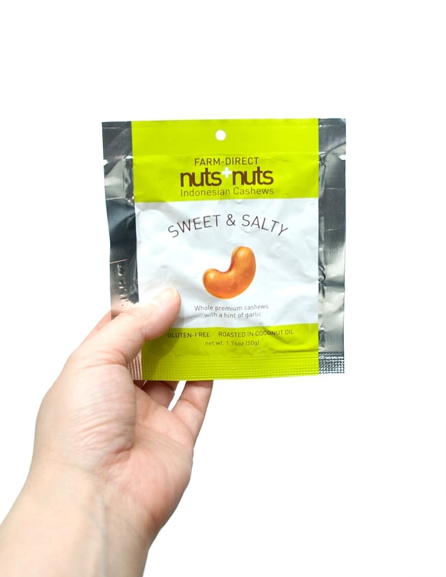 カシューナッツ スナック - スイート ＆ ソルト  Cashewnut Sweet＆Salty 50ｇ 【nuts ＋ nuts】 3 - 写真