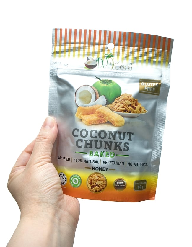 ココナッツチャンク − ベイクドハニー味 ‐ Coconut Chunks Baked 【Deli Coco】 2 - 写真