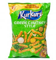 インドのスナック KurKure【Green Chutney Style味】(FD-SNK-218)
