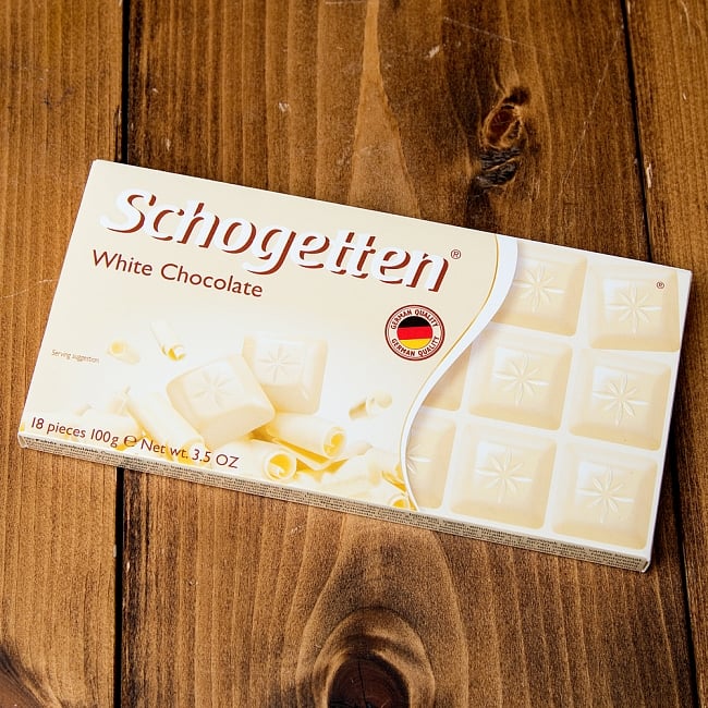 〔TRUMPF〕ドイツ製　トランフのチョコレート　人気のSchogettenシリーズ - ホワイトチョコレート 2 - このSchogettenはトランフでも人気のシリーズです