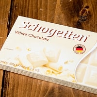 〔TRUMPF〕ドイツ製　トランフのチョコレート　人気のSchogettenシリーズ - ホワイトチョコレートの商品写真