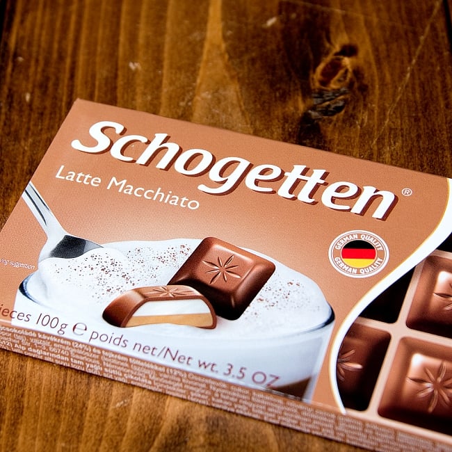 〔TRUMPF〕ドイツ製　トランフのチョコレート　人気のSchogettenシリーズ - ラテマキアートの写真1枚目です。美味しいトランフチョコレートTRUMPF,チョコレート,お菓子,冬季限定
