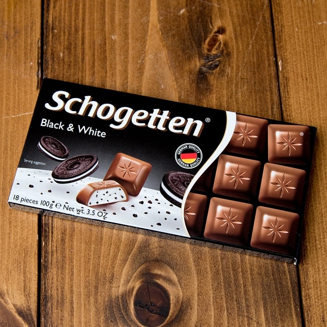 〔TRUMPF〕ドイツ製　トランフのチョコレート　人気のSchogettenシリーズ - ブラック＆ホワイト 2 - このSchogettenはトランフでも人気のシリーズです