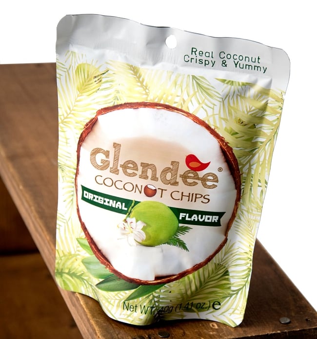 ココナッツチップス - オリジナル味 【Glendee】 2 - 斜めから撮影しました