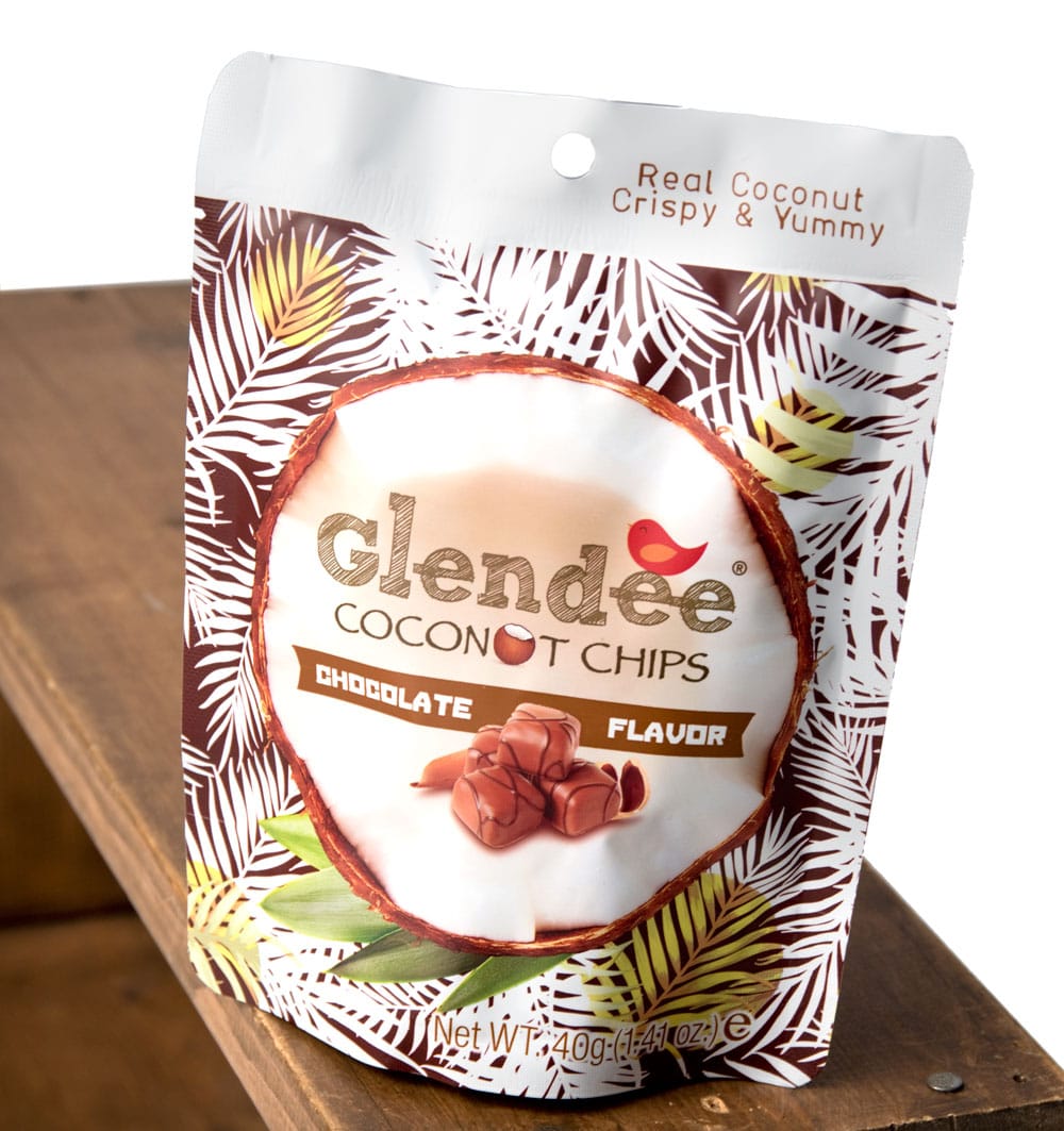ココナッツチップス - チョコレート味 【Glendee】 の通販 - TIRAKITA.COM