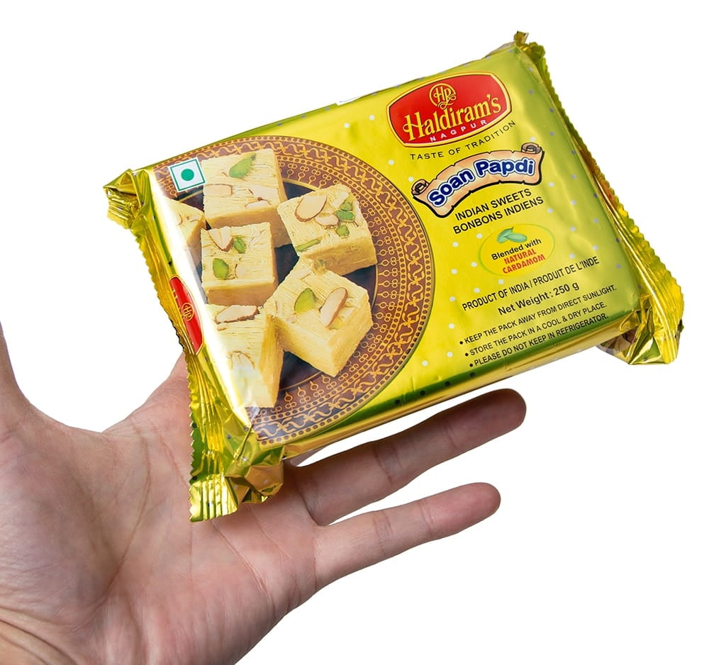 −　通販　ソーンパプディ　ハルディラム　インドのお菓子　お菓子　SOAN　ソアンパブディ　fd-snk-25　リッチ　インド　PAPDI　ピスタチオ　インド・アジア雑貨ティラキタ