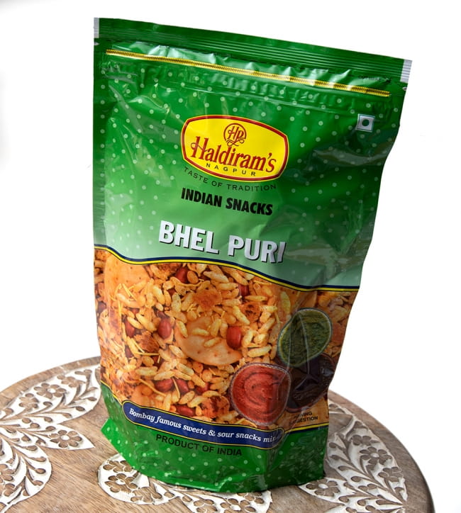 インドのお菓子 マサラぽん菓子 ベルプリ - Bhel Puri 2 - 斜めから撮影しました