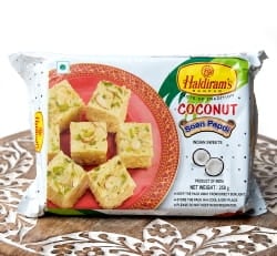 【6個セット】インドのお菓子 ソーンパブディ ココナッツ COCONUT SOAN PAPDIの写真