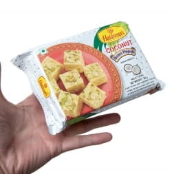 インドのお菓子 ソーンパブディ ココナッツ COCONUT SOAN PAPDI - サブ3