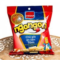 ベトナムスナック 海老ミニ春巻き 海老&ガーリック味 50g 【VISSAN】