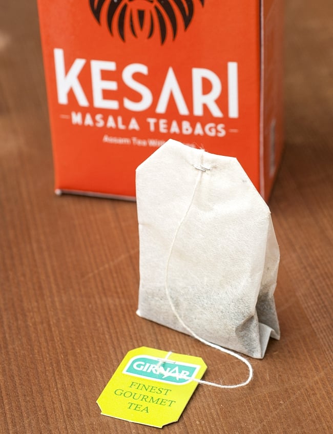 マサラティ-kesari Masala-【GIRNAR】 2 - ティーバッグ方式になっています。