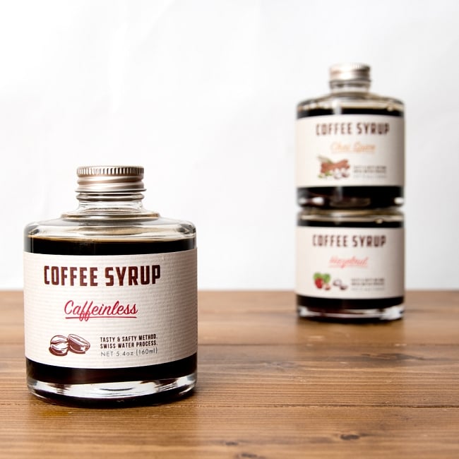 コーヒーシロップ　-　カフェインレス 2 - スタッキングできるデザインだから、キッチンにあるとウキウキしちゃいますね！