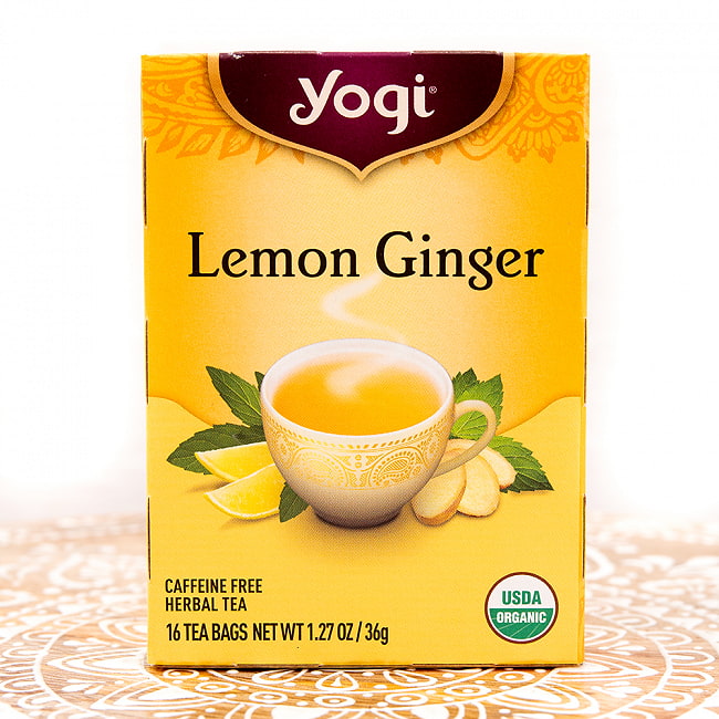 レモンジンジャー【Yogi tea ヨギティー】 / ハーブティー オーガニック ヨガ フェンネル ティーバック アジアン食品 エスニック食材