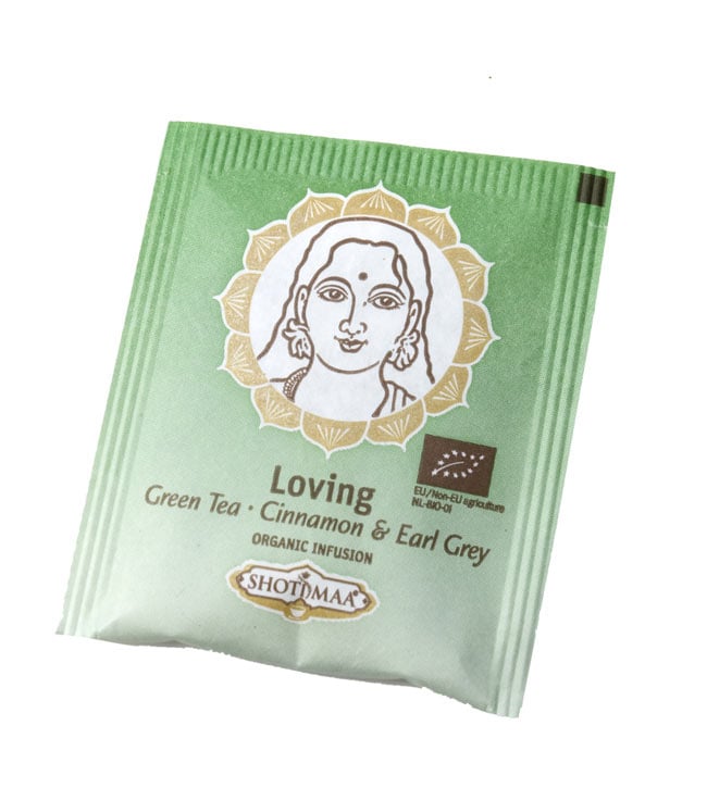 オーガニック ハーブ ティー Loving 愛すること 〜 シータ 〜 【Hari's Treasure】 3 - 個包装のパッケージにも神様が書かれています。