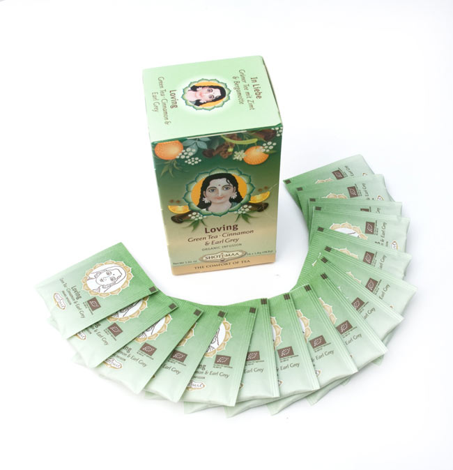 オーガニック ハーブ ティー Loving 愛すること 〜 シータ 〜 【Hari's Treasure】 4 - 一箱に16包入っています。たっぷり楽しめます。