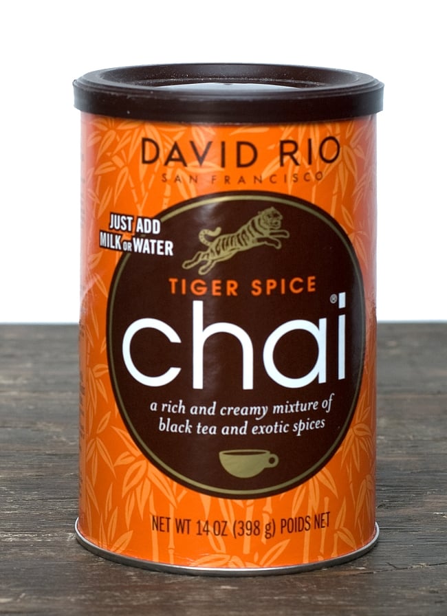 チャイ　タイガースパイス − Chai TIGER SPICE 【DAVID RIO】の写真1枚目です。スパイシーブレンドのタイガーチャイ。マサラティー,チャイ,チャイの素,リキッドチャイ