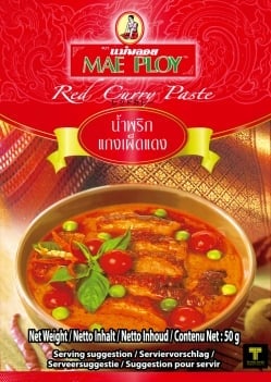 【送料無料・36個セット】レッドカレーペースト [50g] 〔MAE PLOY〕の写真