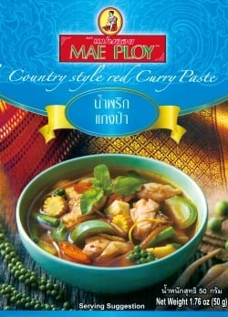 カントリー風 レッド カレー ペースト [50g] 〔MAE PLOY〕(FD-THAI-105)