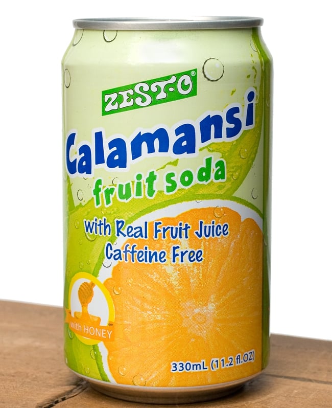 [賞味期限間近]ゼスト　カラマンシーハニーフルーツソーダ味　缶[330ml]Zesto　DalandanFruitSodaの写真炭酸飲料、東南アジア、ジュース,カラマンシー