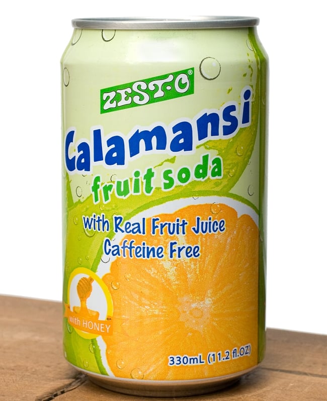 [賞味期限間近]ゼスト　カラマンシーハニーフルーツソーダ味　缶[330ml]Zesto　DalandanFruitSodaの写真1枚目です。炭酸飲料、東南アジア、ジュース,カラマンシー