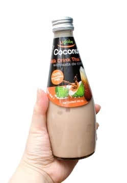 ココナッツミルクドリンク タイティー ナタデココ入り ‐ Coconut Milk Drink Thai Tea With Nata de coco 【U globe】 - サブ2