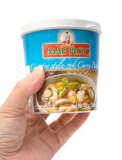 カントリー風 レッド カレー ペースト [400g] 〔MAE PLOY〕 - サブ4