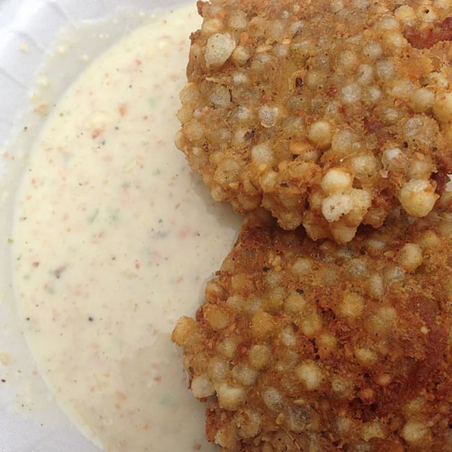 タピオカ - Sabudana Indian - 1Kg 4 - インドではサブダナ・ヴァダ(Sabudana vada)などにして食されています