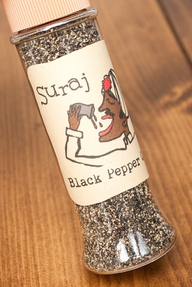 ブラックペッパーパウダー（粗挽き） Black Pepper Corsa [40gボトル入り] 2 - オリジナルパッケージでお届けします