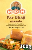 パヴパジマサラ - 100g 小サイズ【MDH】(ID-SPC-125)