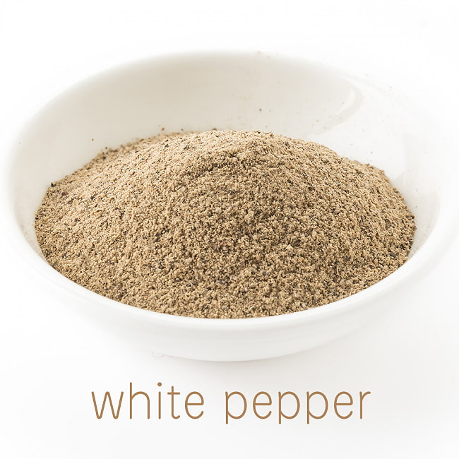 ホワイトペッパーパウダー - White Pepper Powder 【200g 袋入り】の写真ペッパー,コショウ,Pepper