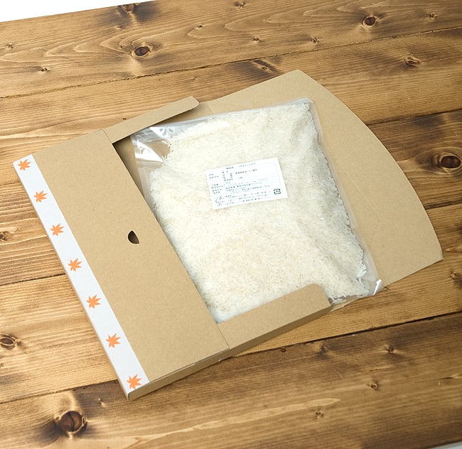 タイ 米 800g - Thai Rice 【LONGGRAIN】 3 - 保存に便利なジッパー付きパック。こちらの写真は、別種類のお米を撮影したものですが、こちらと同じパッケージでお届けします。