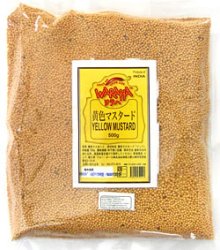 イエロー　マスタード　シード Yellow Mustard Seed 500g　袋入りの商品写真