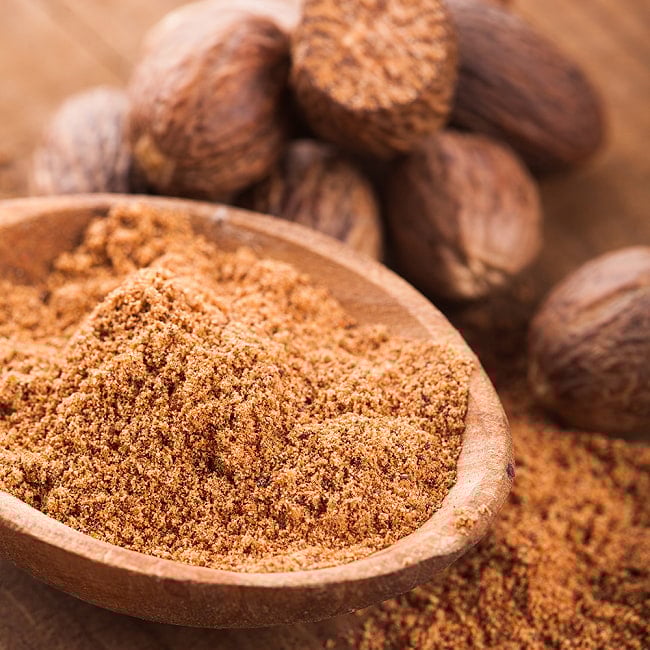 ナツメグ　パウダー Nutmeg Powder　100g 袋入りの写真ナツメグ