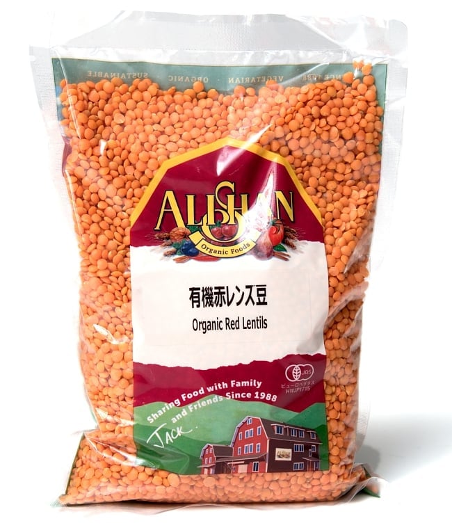 【オーガニック】赤レンズ豆 - Red Lentil 【500g】の写真赤レンズ豆,レンズ豆,マスールダル