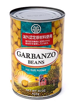 【オーガニック】ひよこ豆 缶詰 - Garbanzo Beans 【425g】 アリサン(ID-SPC-263)