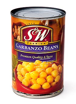 ひよこ豆 缶詰 - Garbanzo Beans 【439g】 S&W(ID-SPC-265)