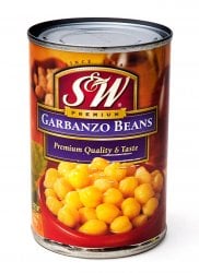 ひよこ豆 缶詰 - Garbanzo Beans 【439g】 S&W