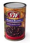 ブラック ビーンズ 缶詰 - Black Beans 【425g】 S&W