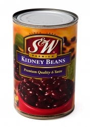 キドニー ビーンズ 缶詰 - Red Kidney Beans 【432g】 S&W