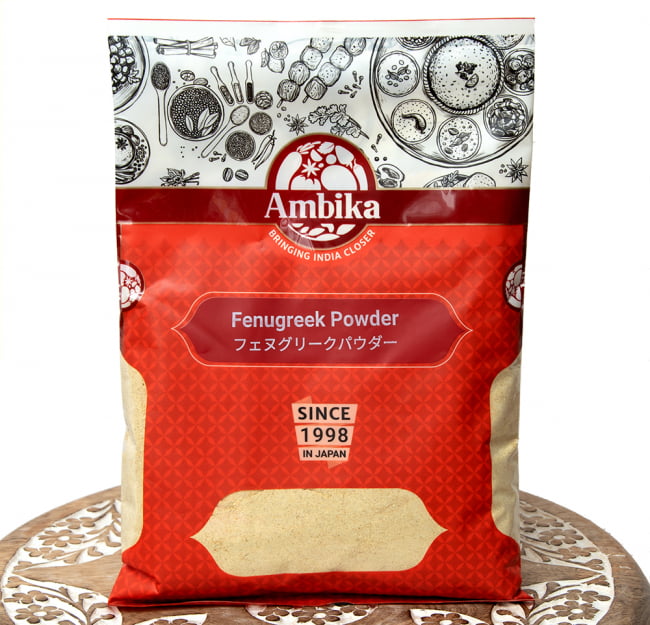 フェヌグリーク パウダー - Fenugreek Powder 【500gパック】 2 - パッケージに写真です