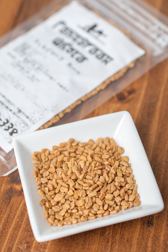 フェヌグリーク ホール - Fenugreek Whole 【20gパック】の写真インド料理,インド,フェヌグリーク,メティ,スパイス