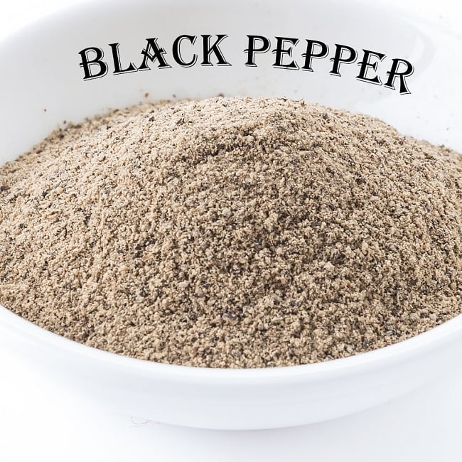 ブラックペッパーパウダー （細挽き）Black Pepper Powder 【500g袋入】の写真ペッパー,胡椒,スパイス,こしょう,