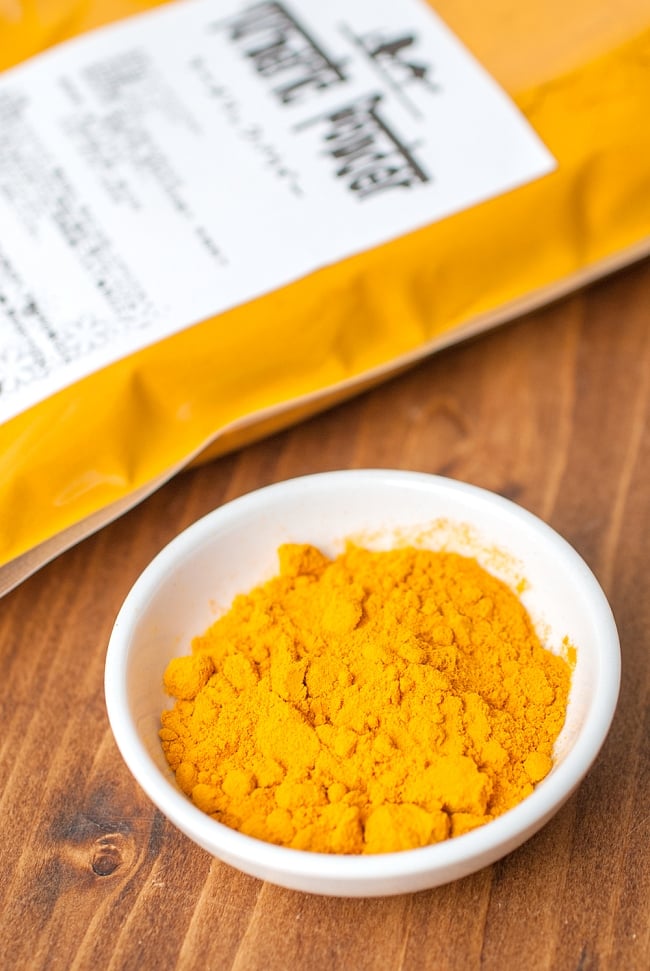 ターメリック パウダー Turmeric Powder 【500g袋入】の写真ターメリック,うこん,インドカレー,スパイス,香辛料